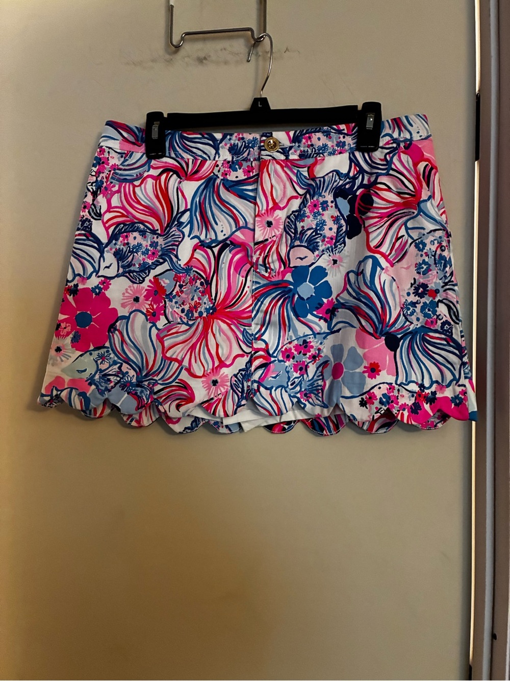 Lilly Pultizer Colette Scalloped Hem Skort 🆕